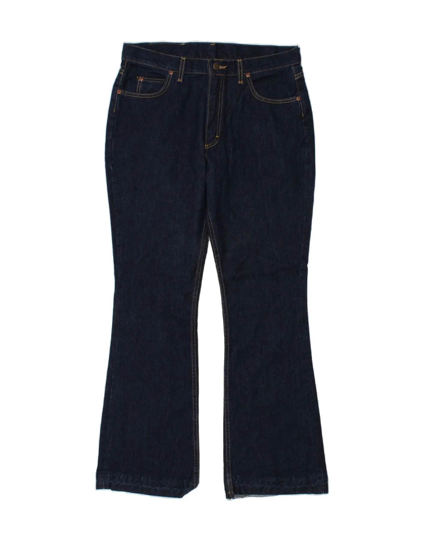LEE Womens Bootcut Jeans W33 L31 Navy Blue Cotton