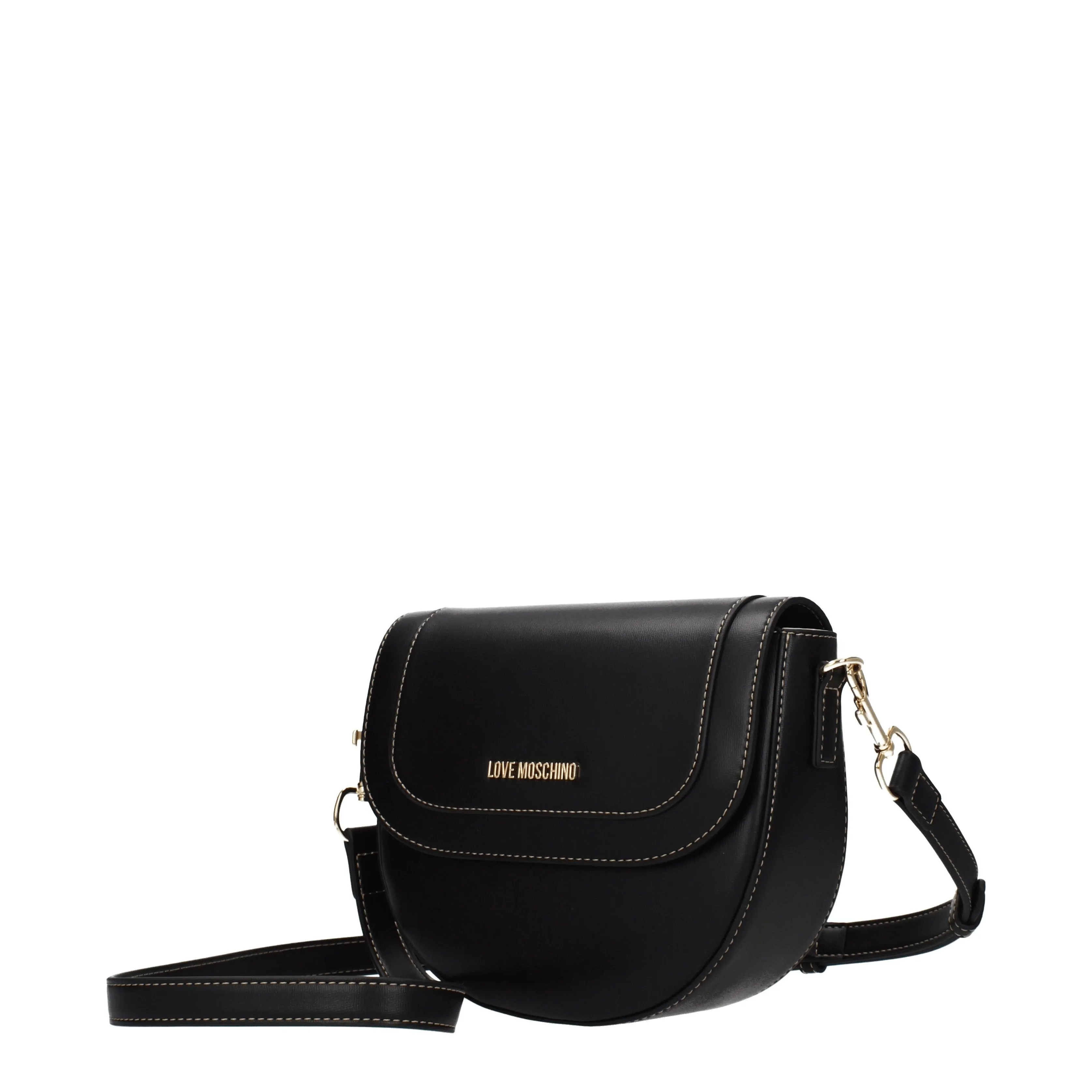 Love Moschino Borse a Tracolla Eco friendly Donna Poliuretano Nero