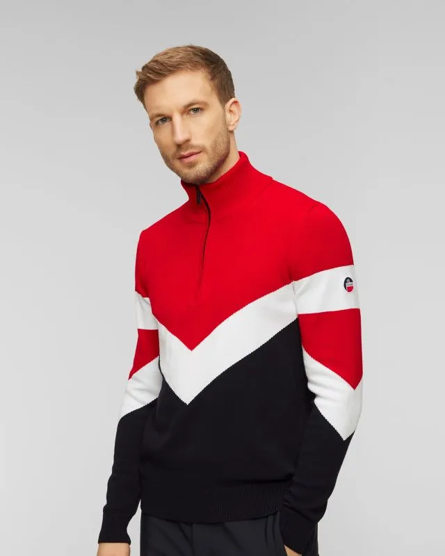 Maglione con apertura da uomo Fusalp Donovan