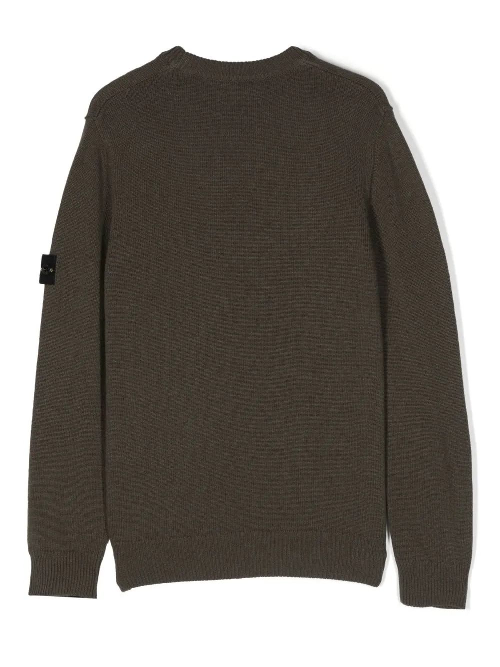 Maglione girocollo con applicazione Compass