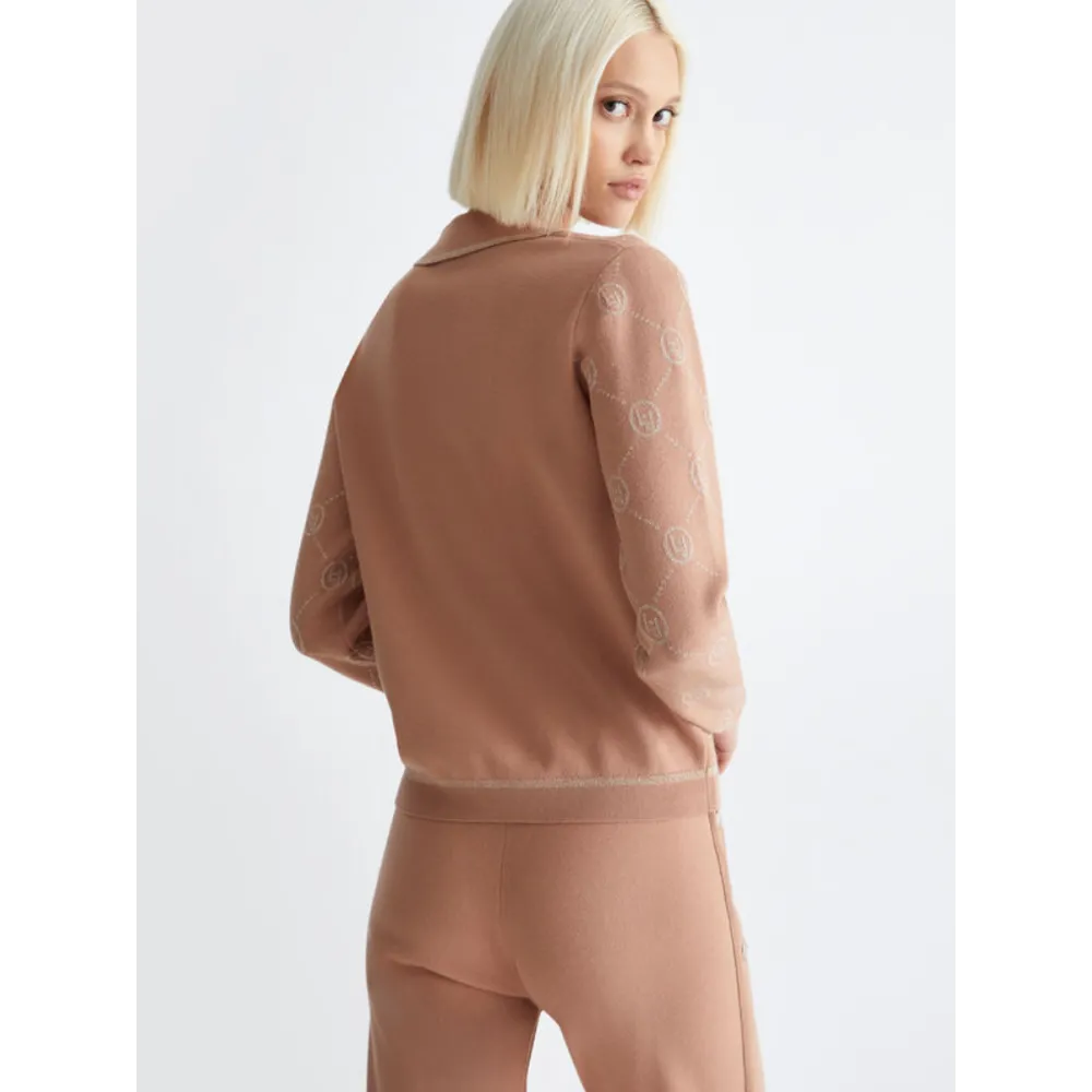 Maglione Liu Jo Donna Logo Lurex