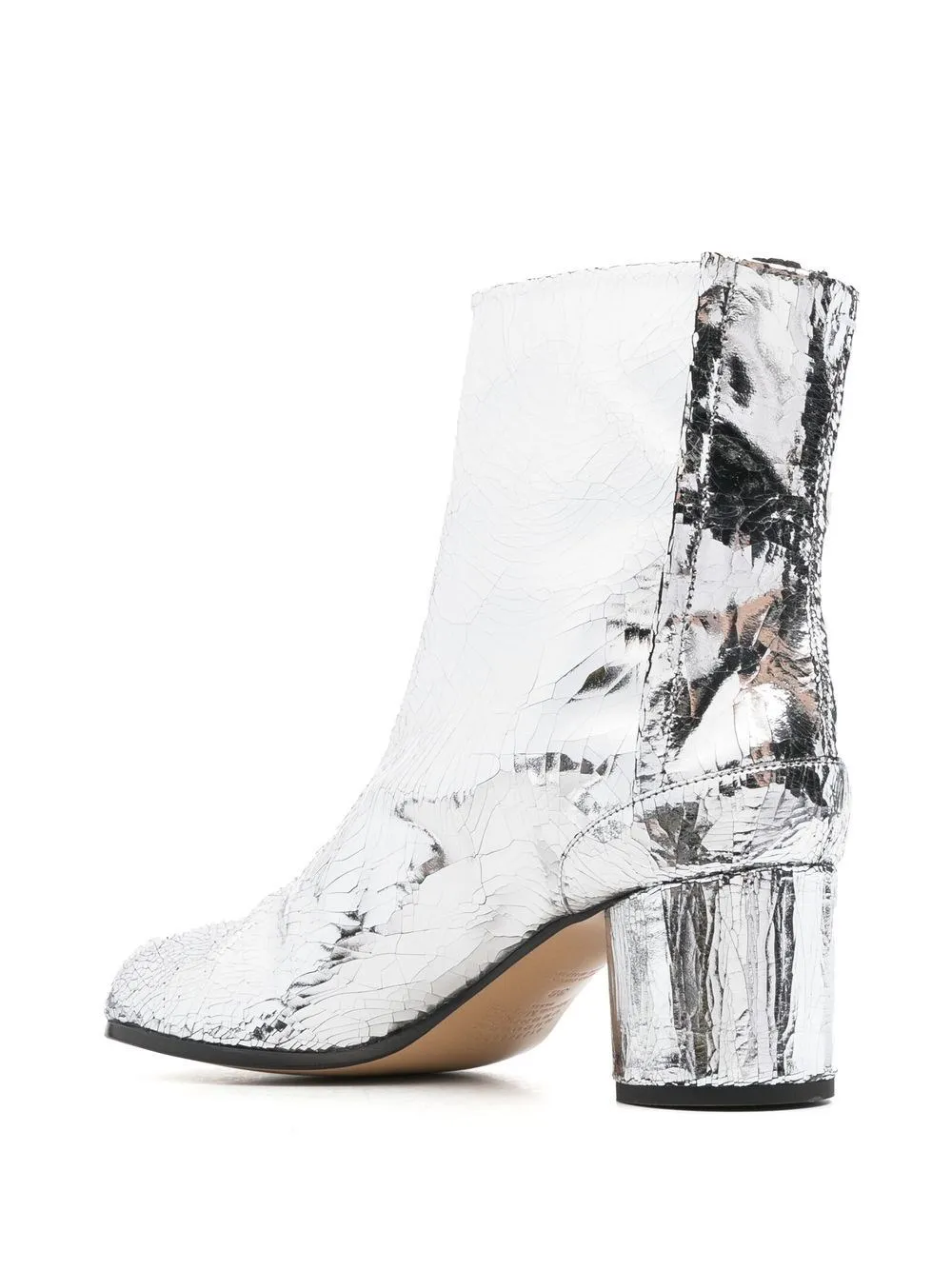 Maison Margiela-Stivaletti Tabi 60mm effetto specchio