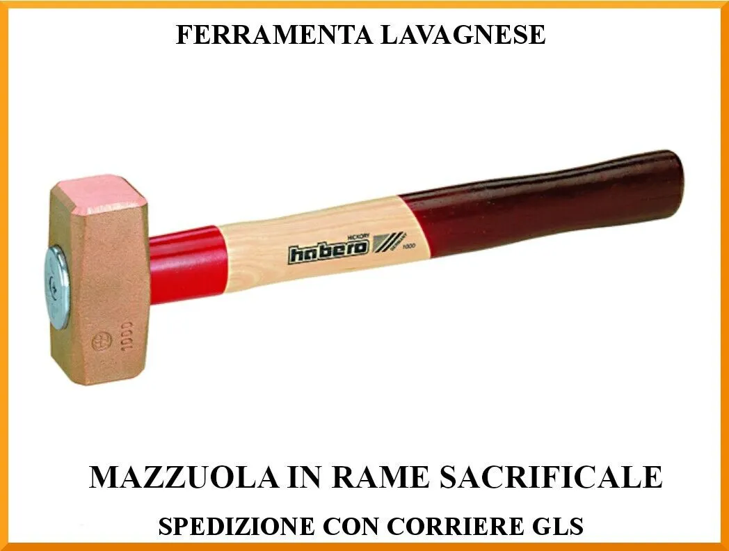 Mazzetta in rame sacrificale da 750 gr a 2000 gr alta sicurezza gedore Rotband + 