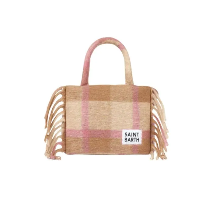 Mc2 Saint Barth Colette Borsa Coperta Con Stampa Tartan