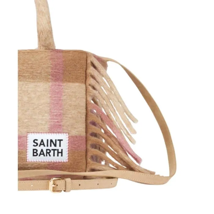Mc2 Saint Barth Colette Borsa Coperta Con Stampa Tartan