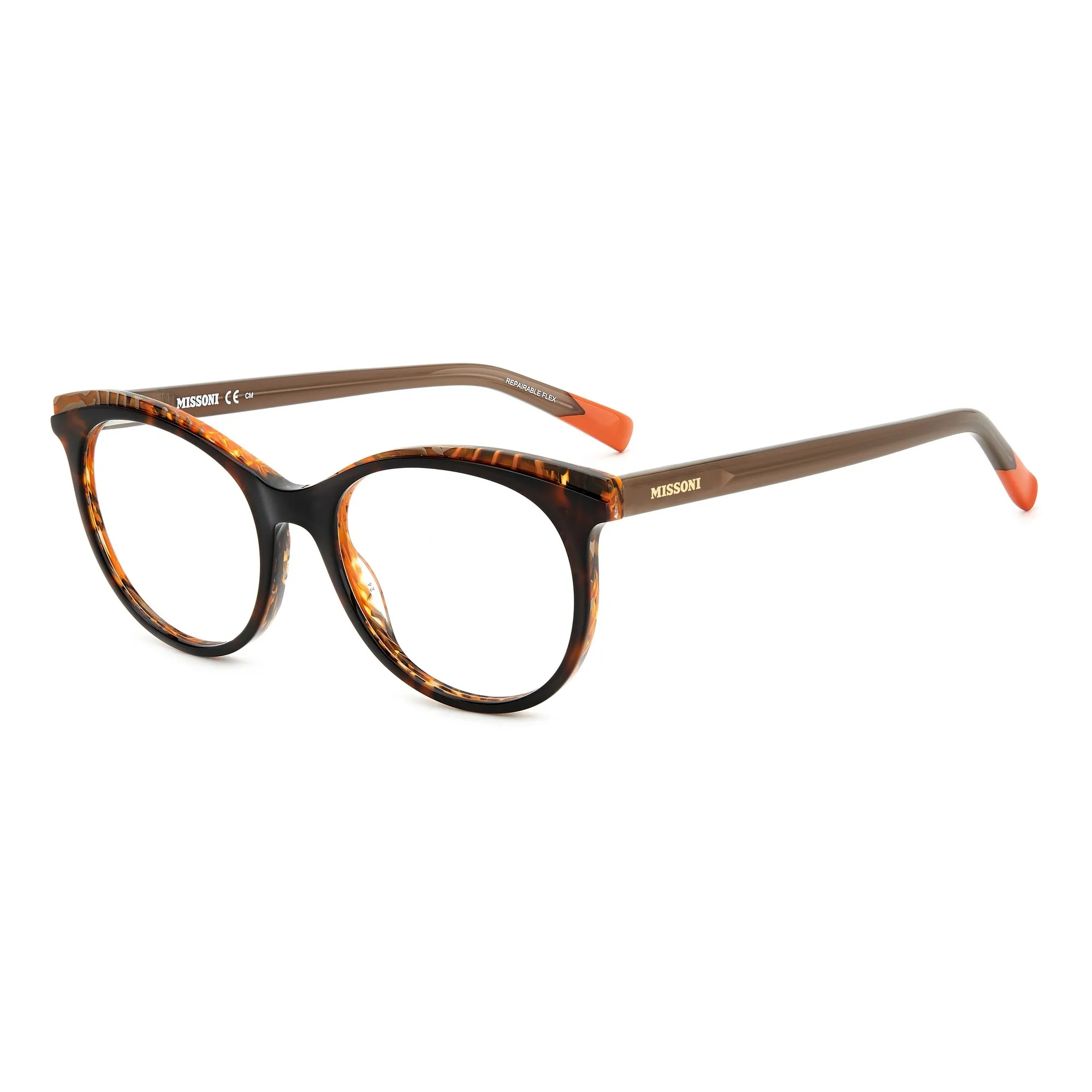   Missoni MIS 0145 - HTK Motivo Avana Arancione | Occhiale Da Vista Donna 