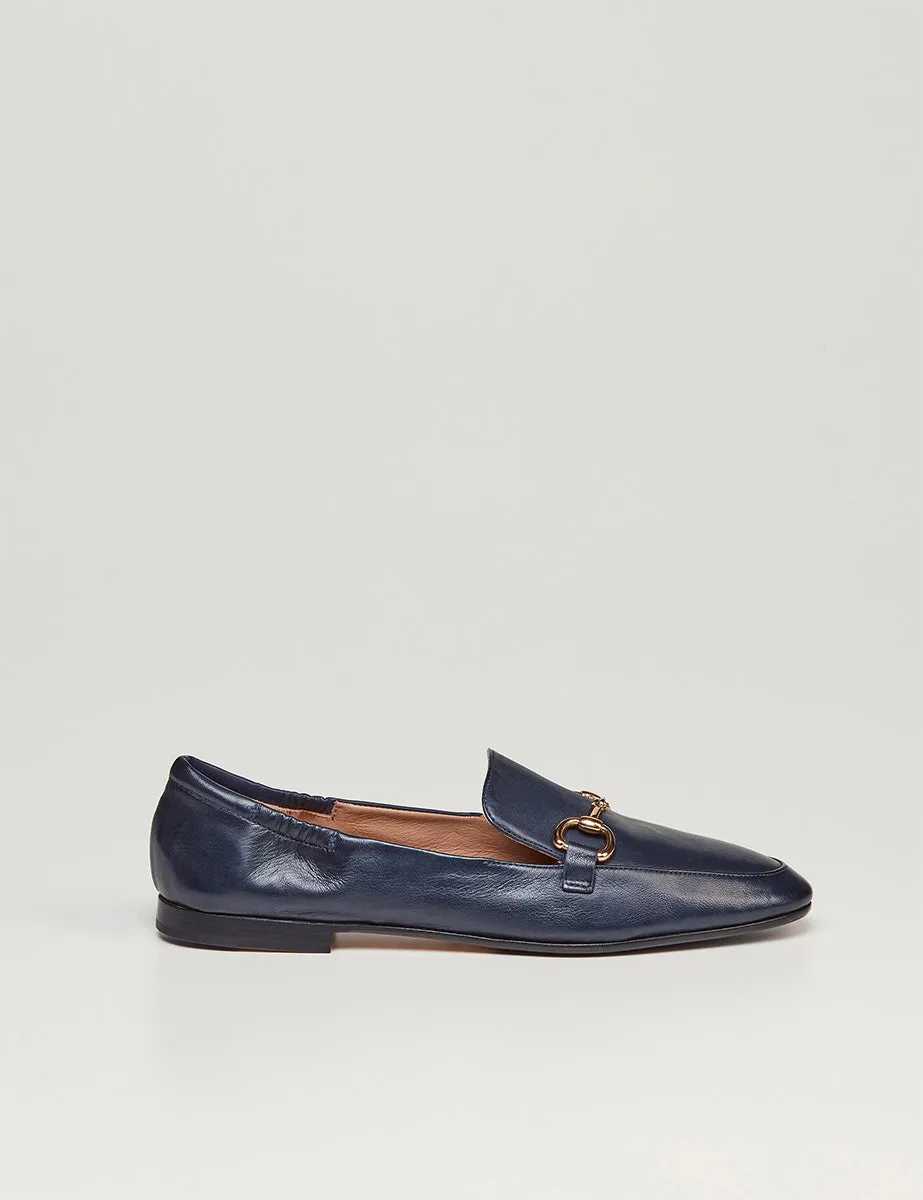 mocassino blu navy