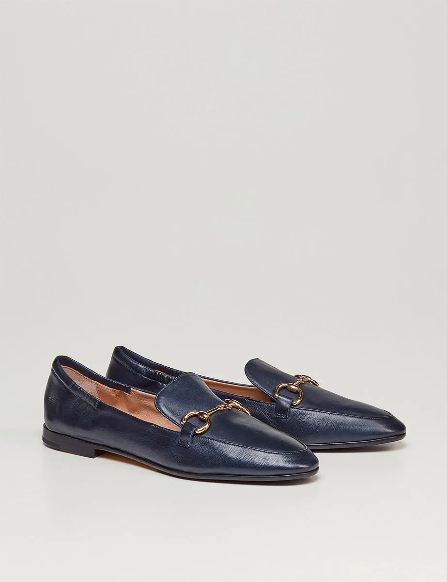 mocassino blu navy