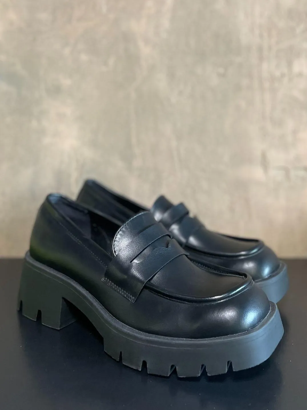 Mocassino Ecopelle Nero