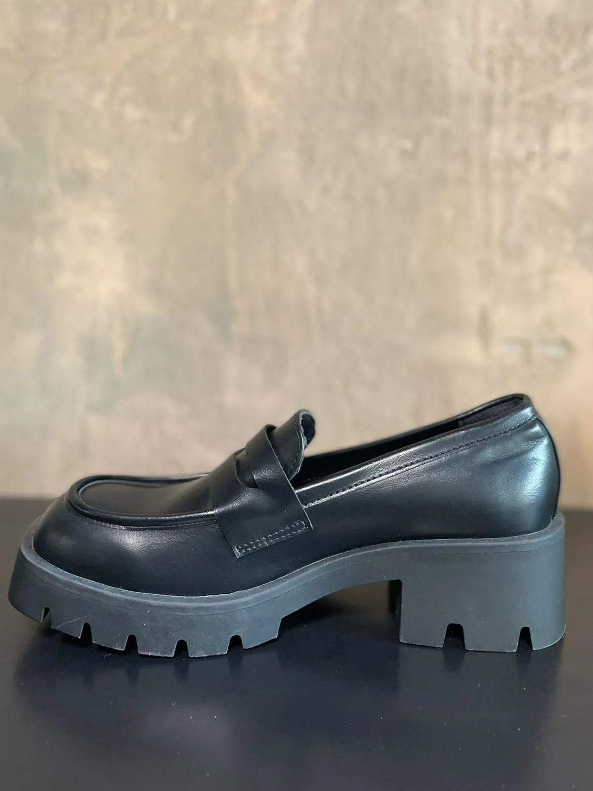 Mocassino Ecopelle Nero