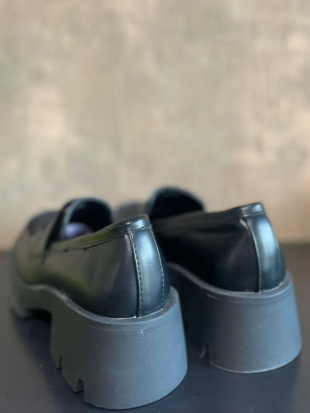 Mocassino Ecopelle Nero