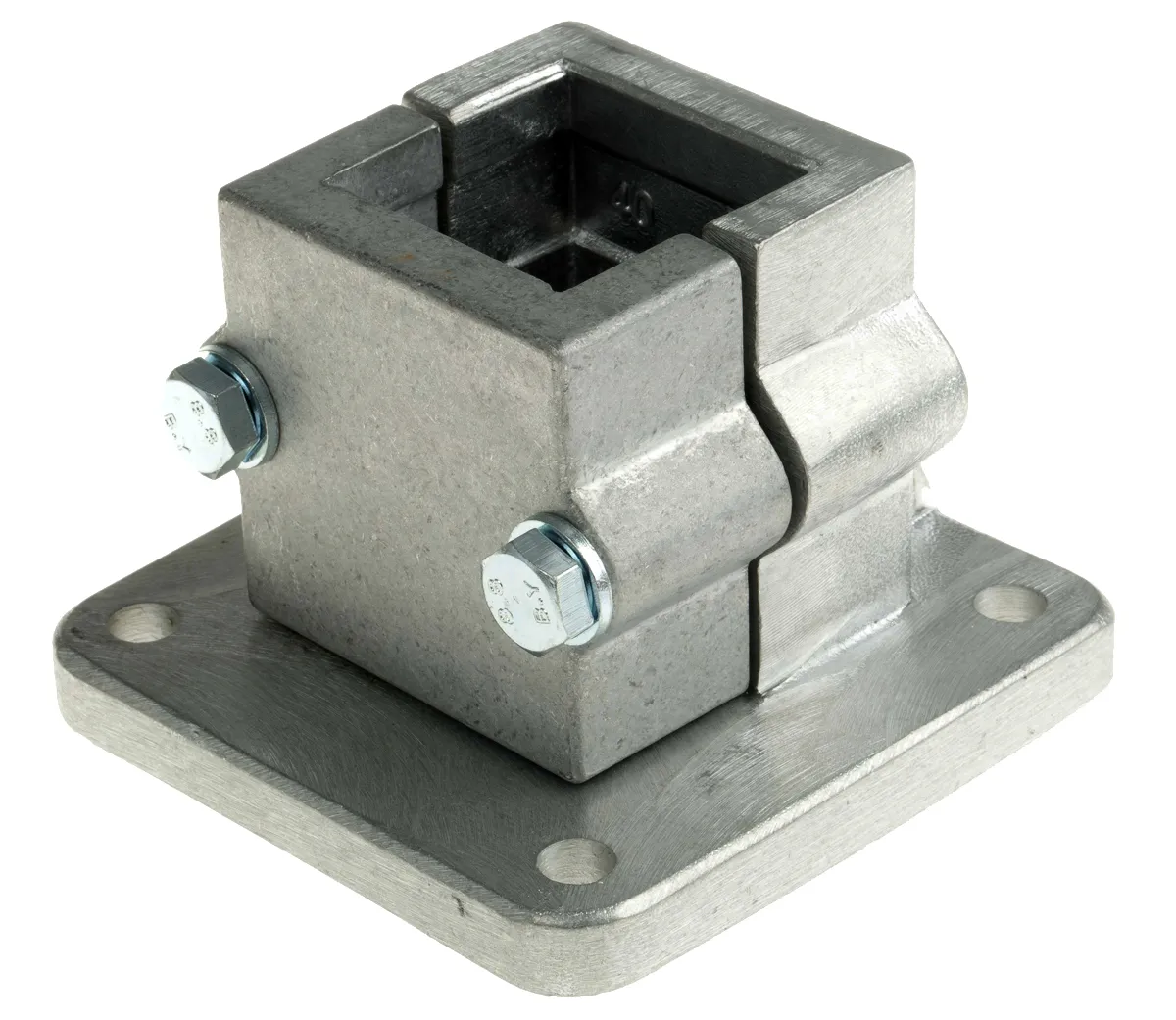 Morsetto per base Rose+Krieger in Alluminio pressofuso, per profili da 40 mm, M8