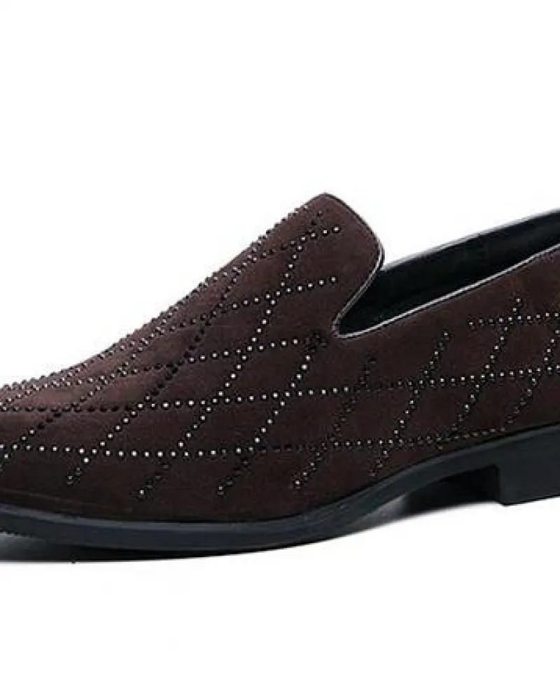 Nuovi Uomini di Modo Britannico Strass Croce Slip On Oxford Scarpe Formali Maschile di Promenade di Cerimonia Nuziale Scarpe Da