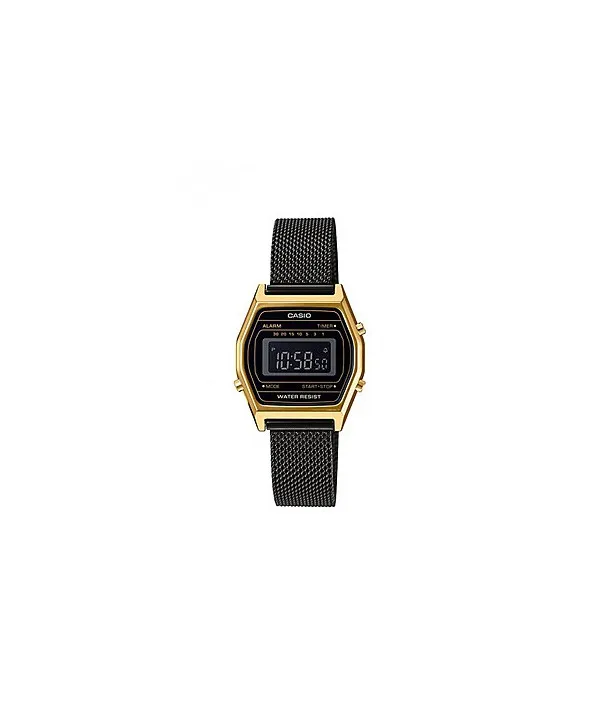 Orologio Unisex Casio Retro nero e oro
