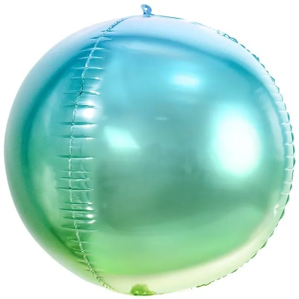Palloncino sfumato verde azzurro 36cm