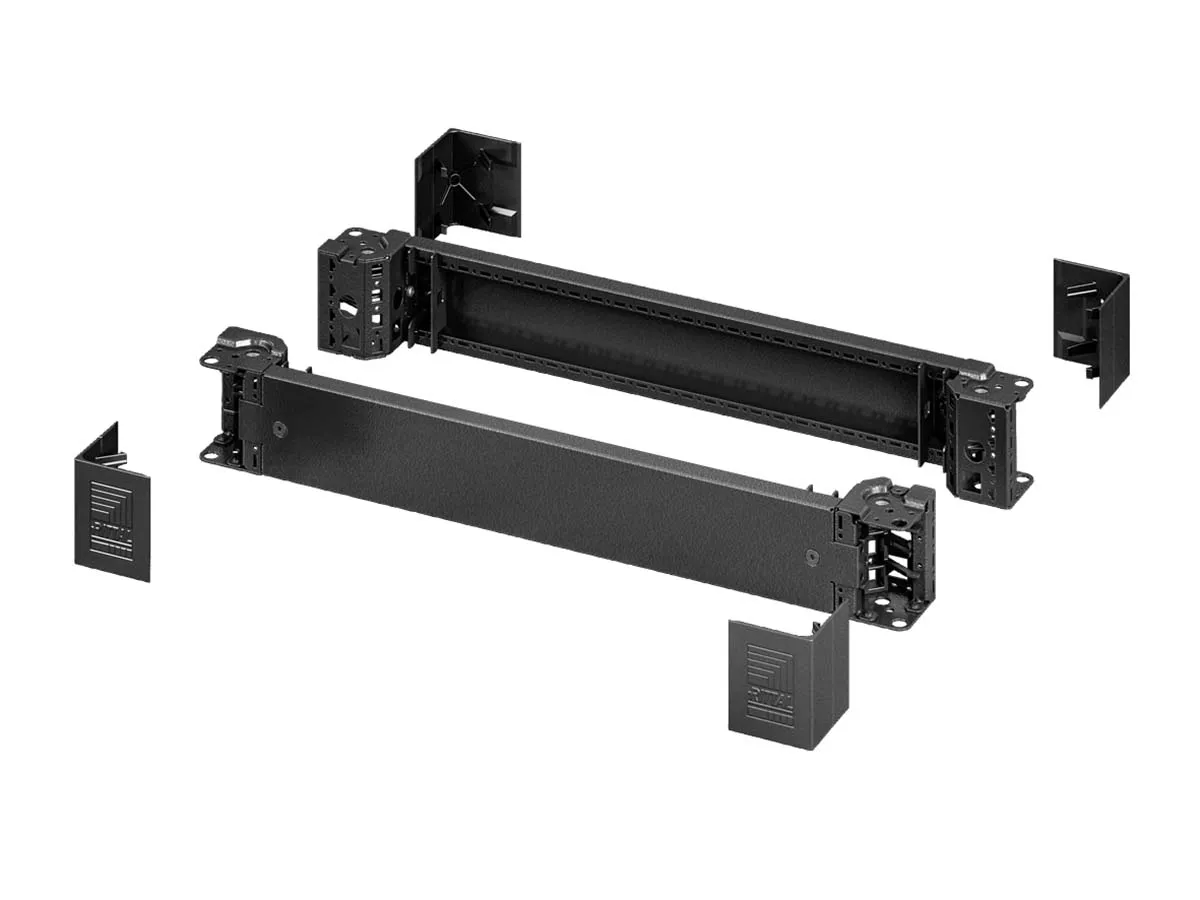 Pannello con montaggio a rack Rittal, Nero