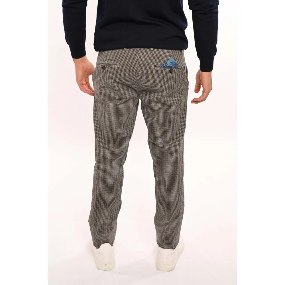 Pantalone a fantasia tasca a filo Manuel Ritz