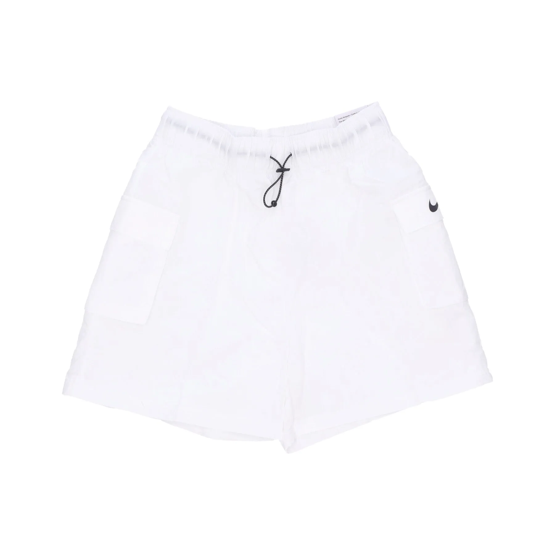 Pantalone Corto Donna Sportswear Essentials Woven High-rise Short Hemp/white