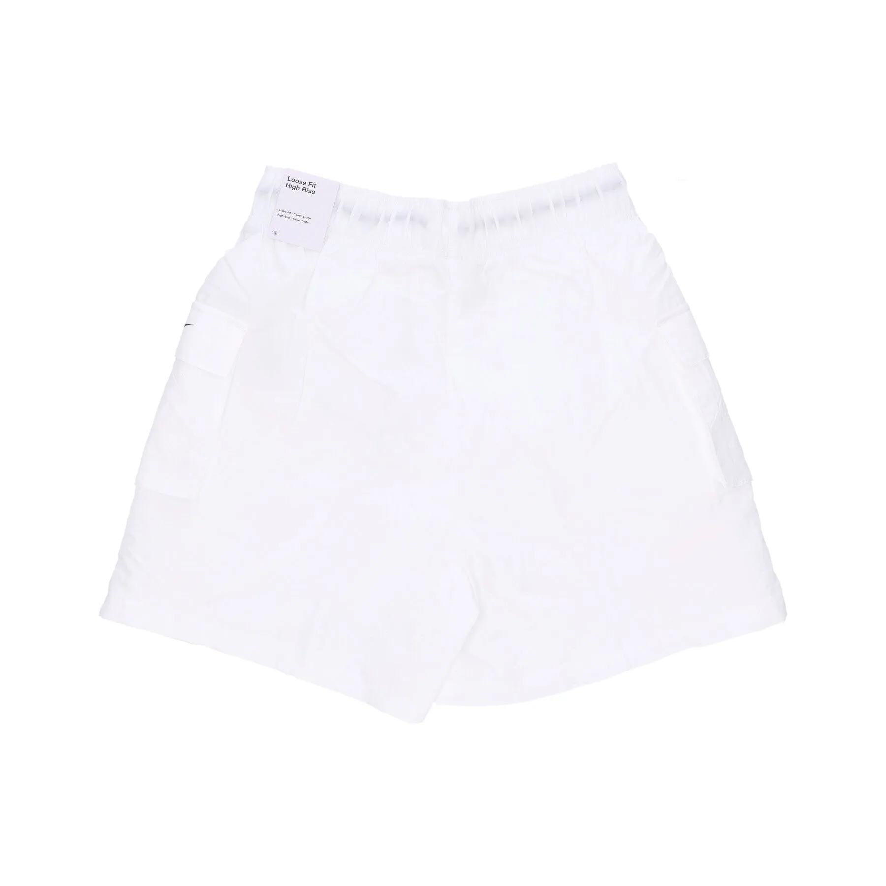 Pantalone Corto Donna Sportswear Essentials Woven High-rise Short Hemp/white