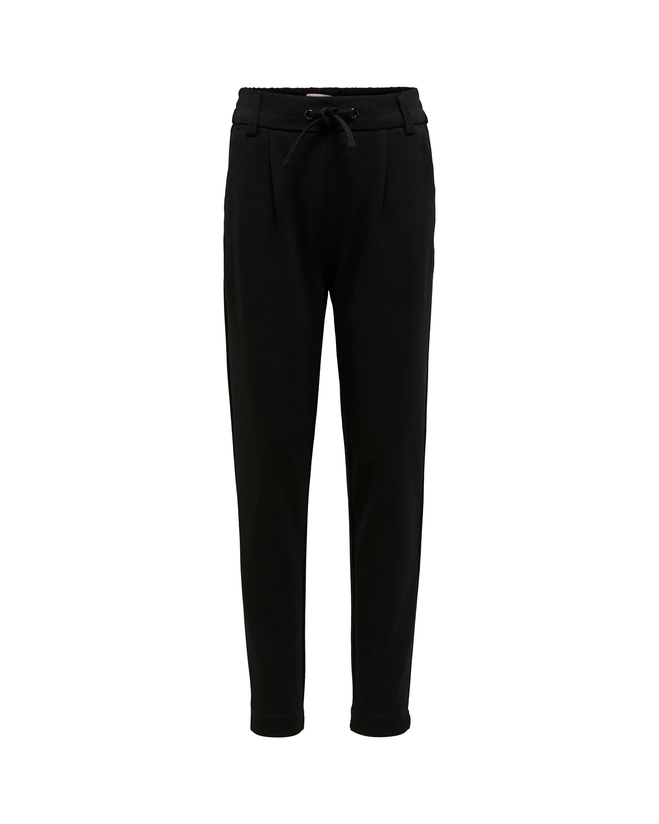 Pantalone nero in viscosa stretch con coulisse 8-14 anni