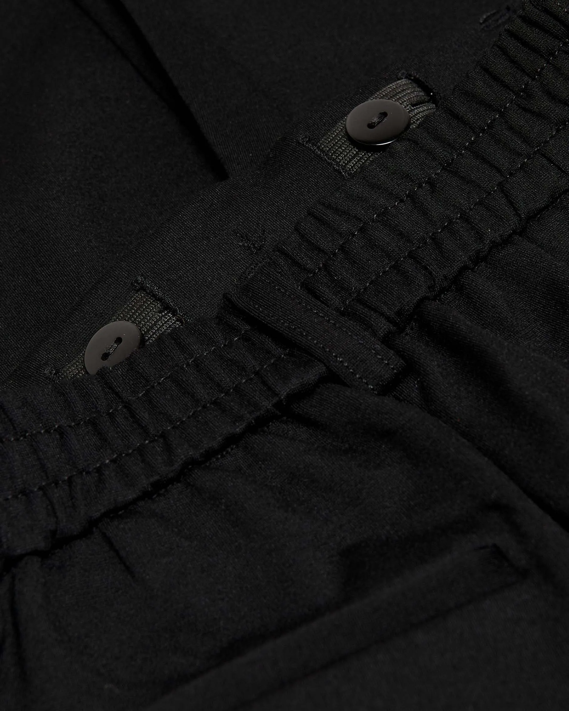 Pantalone nero in viscosa stretch con coulisse 8-14 anni