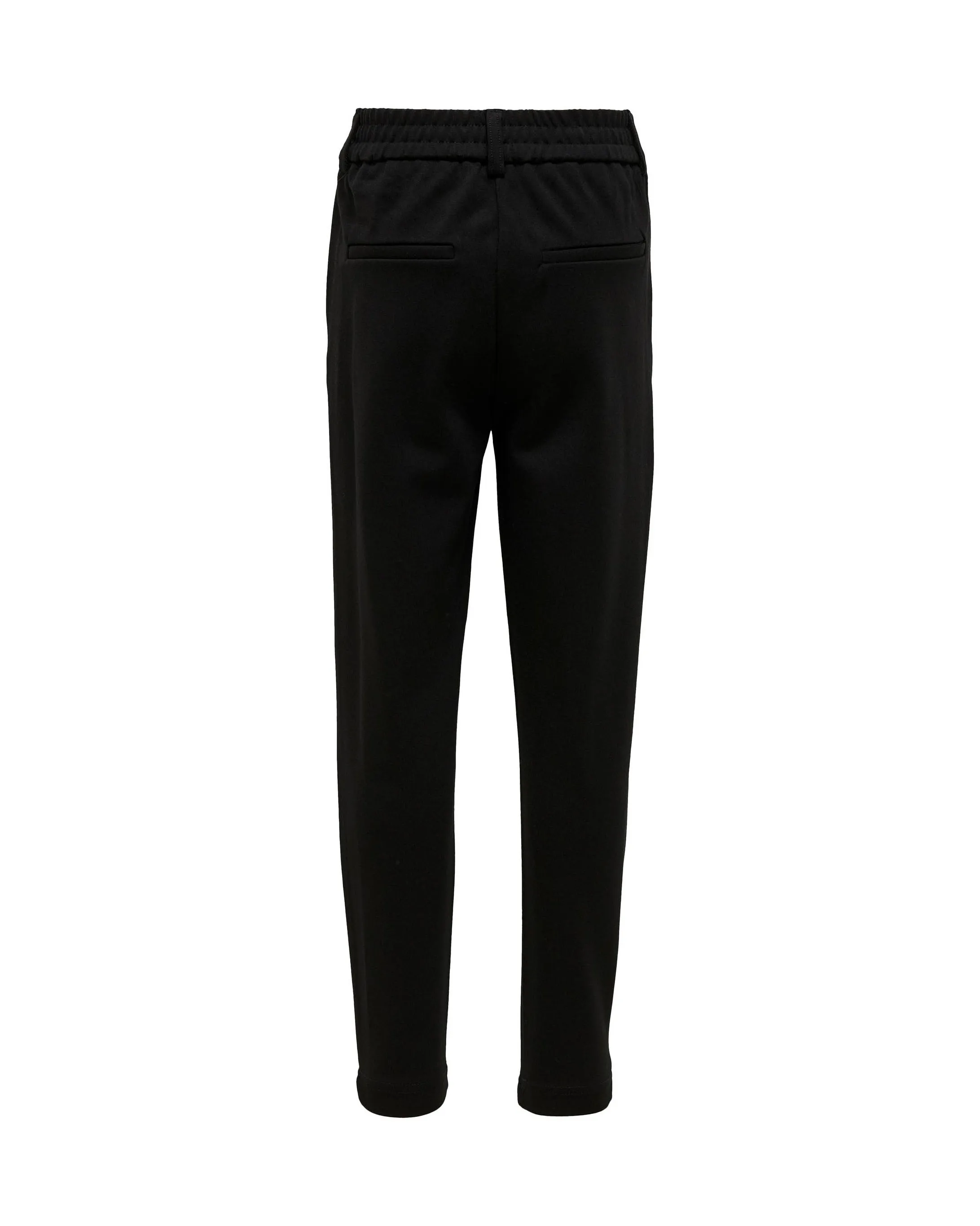 Pantalone nero in viscosa stretch con coulisse 8-14 anni