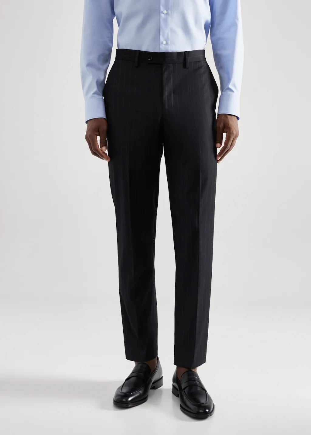 Pantaloni completo slim-fit tessuto comfort stretch