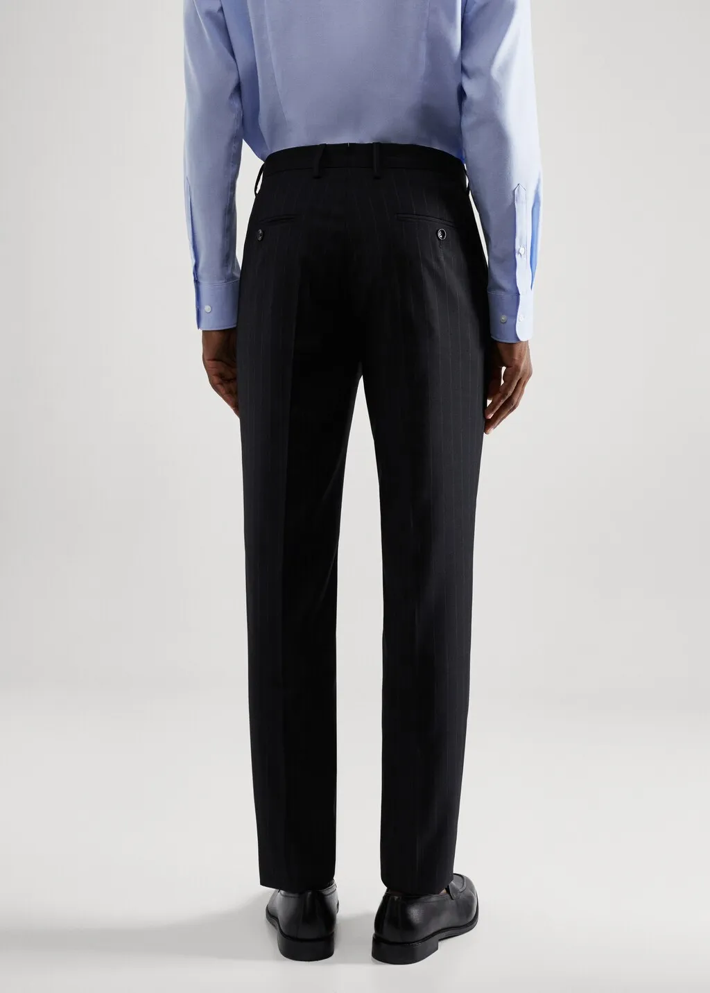 Pantaloni completo slim-fit tessuto comfort stretch