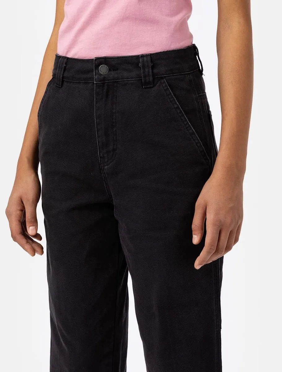 Pantaloni Dickies Duck Canvas Nero Donna