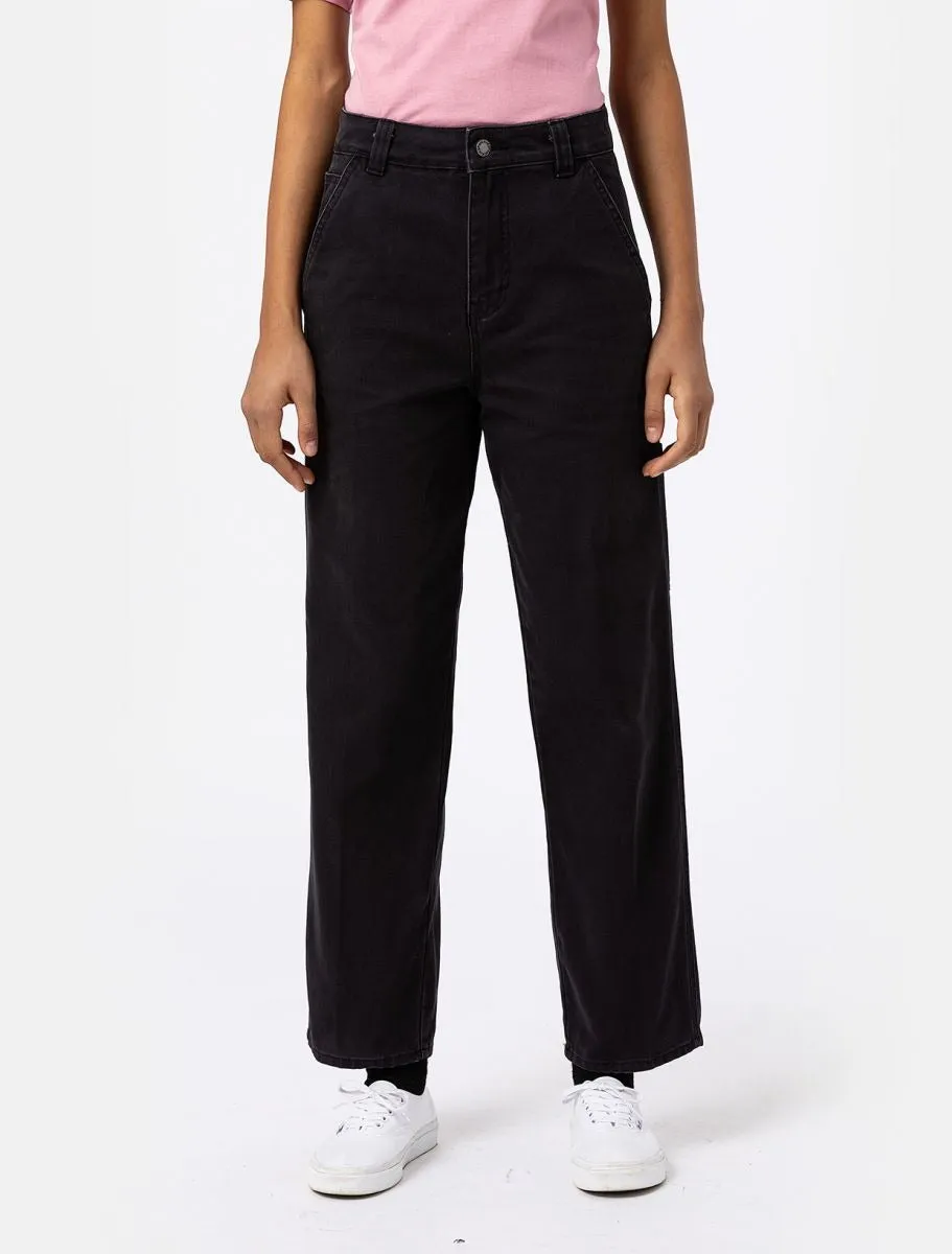 Pantaloni Dickies Duck Canvas Nero Donna