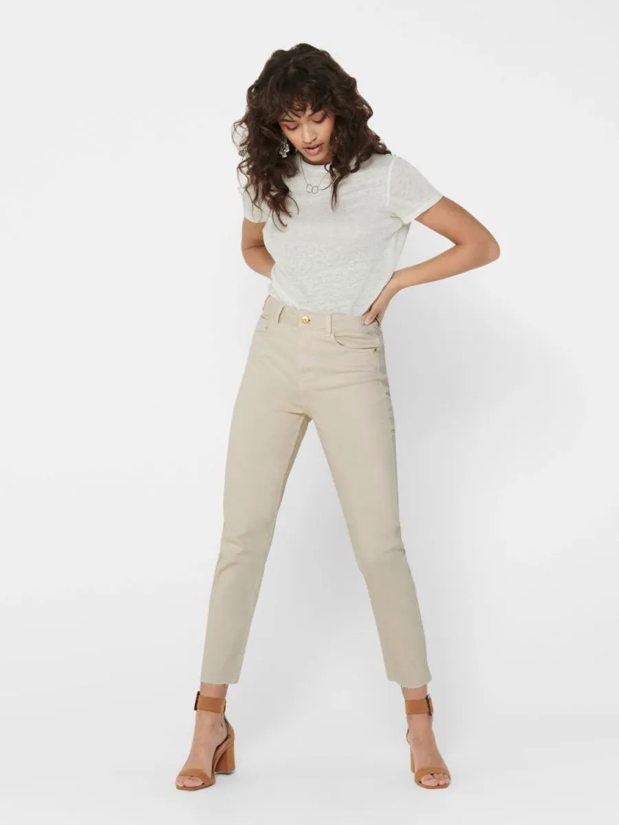 PANTALONI Donna ONLY 15175323 EMILY ECRU