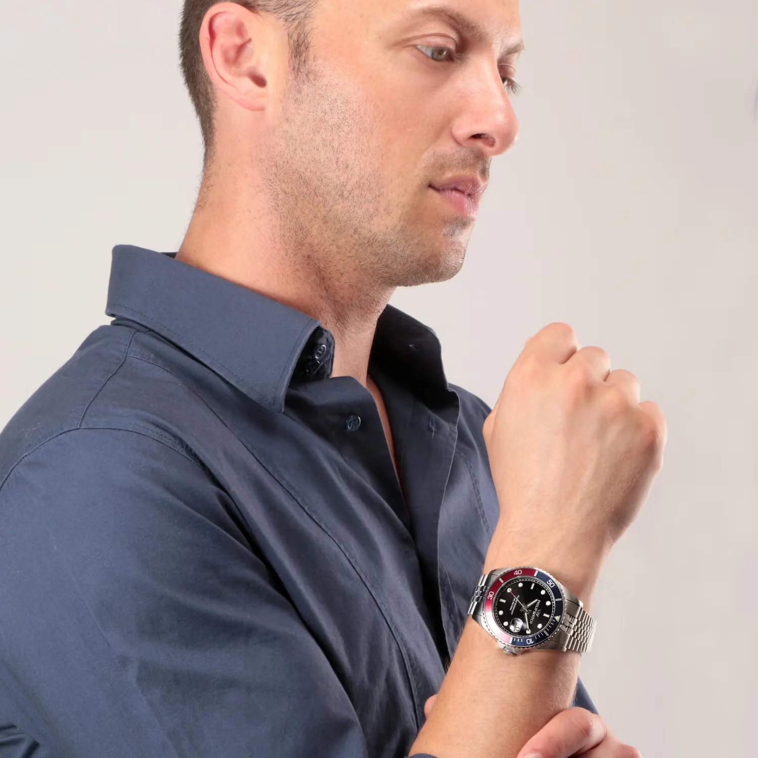 Philip Watch Uomo Rosso e Blu Caribe R8253597088