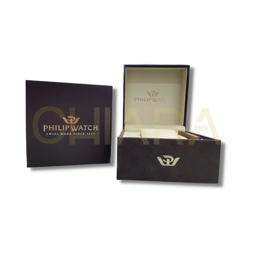 Philip Watch Uomo Rosso e Blu Caribe R8253597088