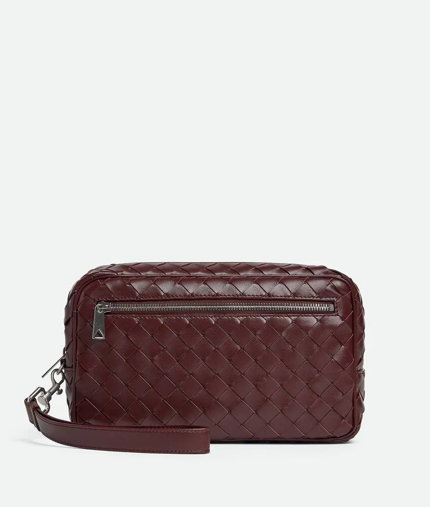 Pochette Intrecciato con cinturino 