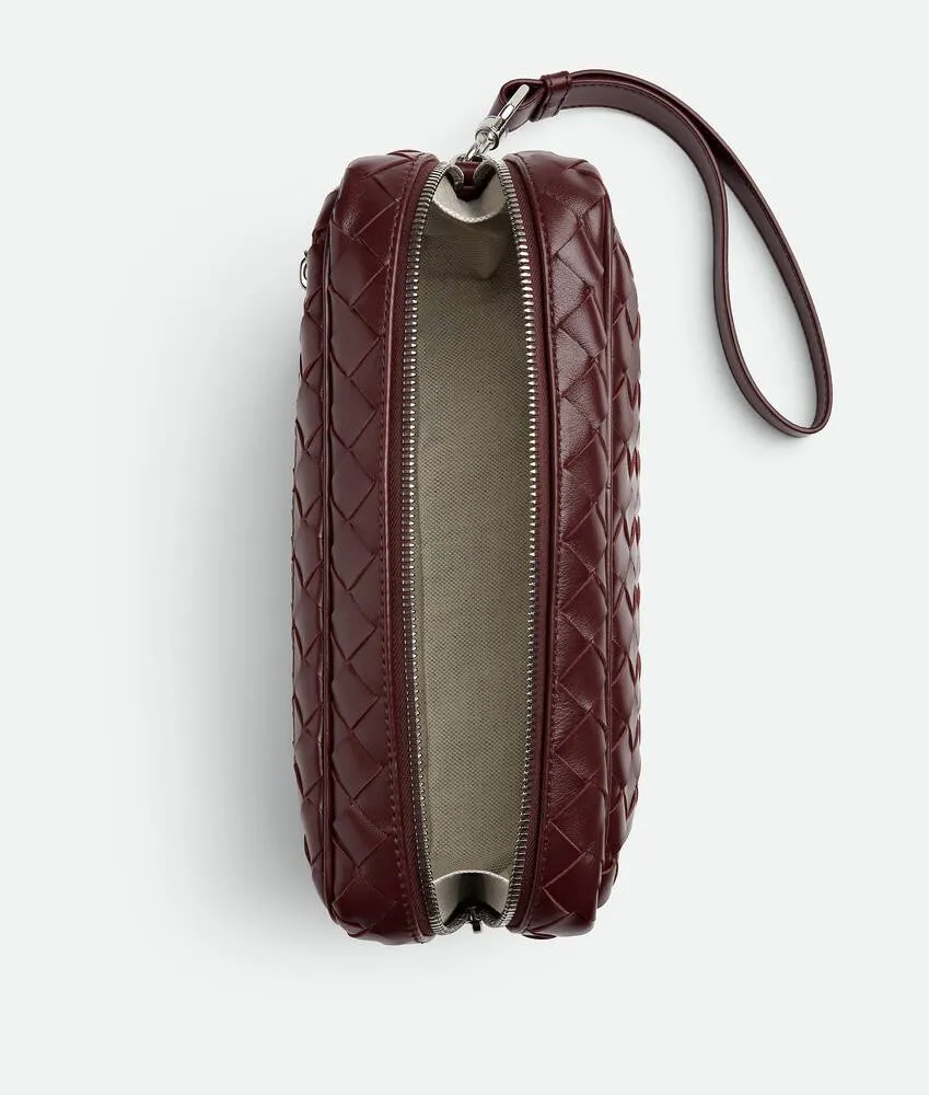 Pochette Intrecciato con cinturino 