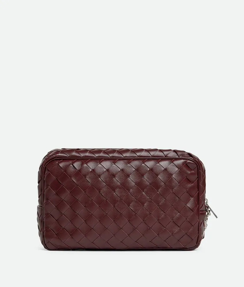 Pochette Intrecciato con cinturino 
