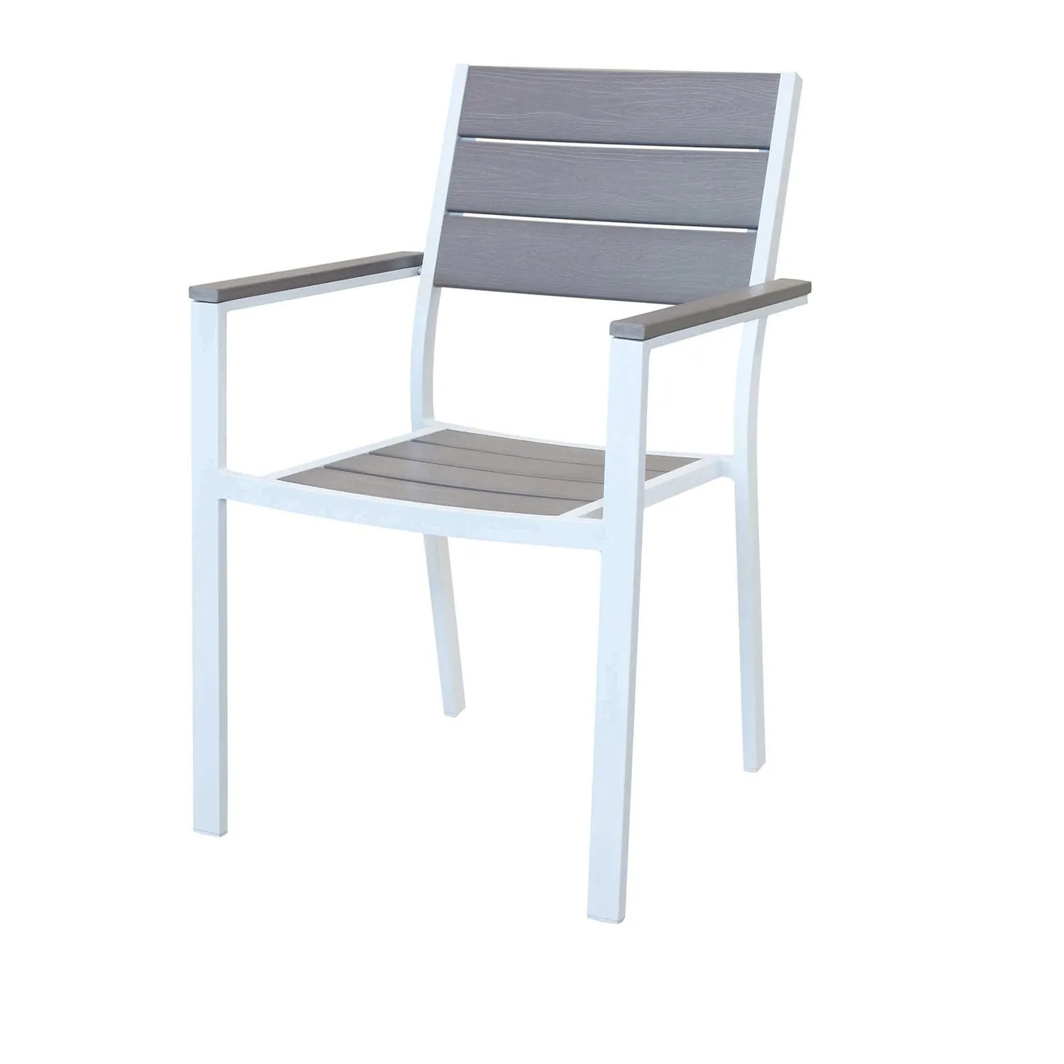 Poltrona Cervia bianco, - 58x89x58 cm 
