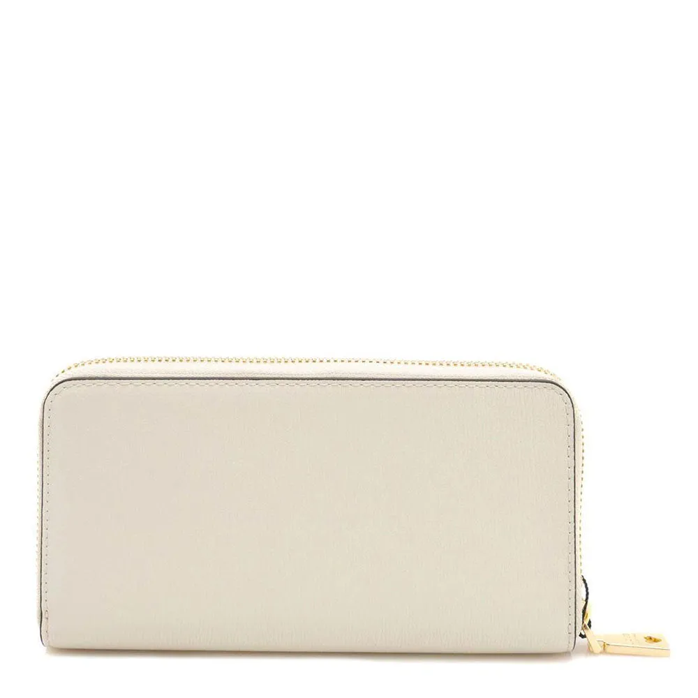 Portafoglio Donna Zip Around LOVE MOSCHINO linea Hollies Avorio