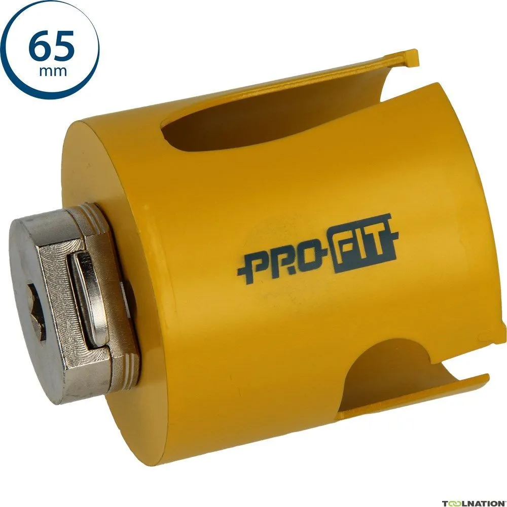 ProFit 09081065 Sega a tazza multiuso 65 mm con adattatore integrato