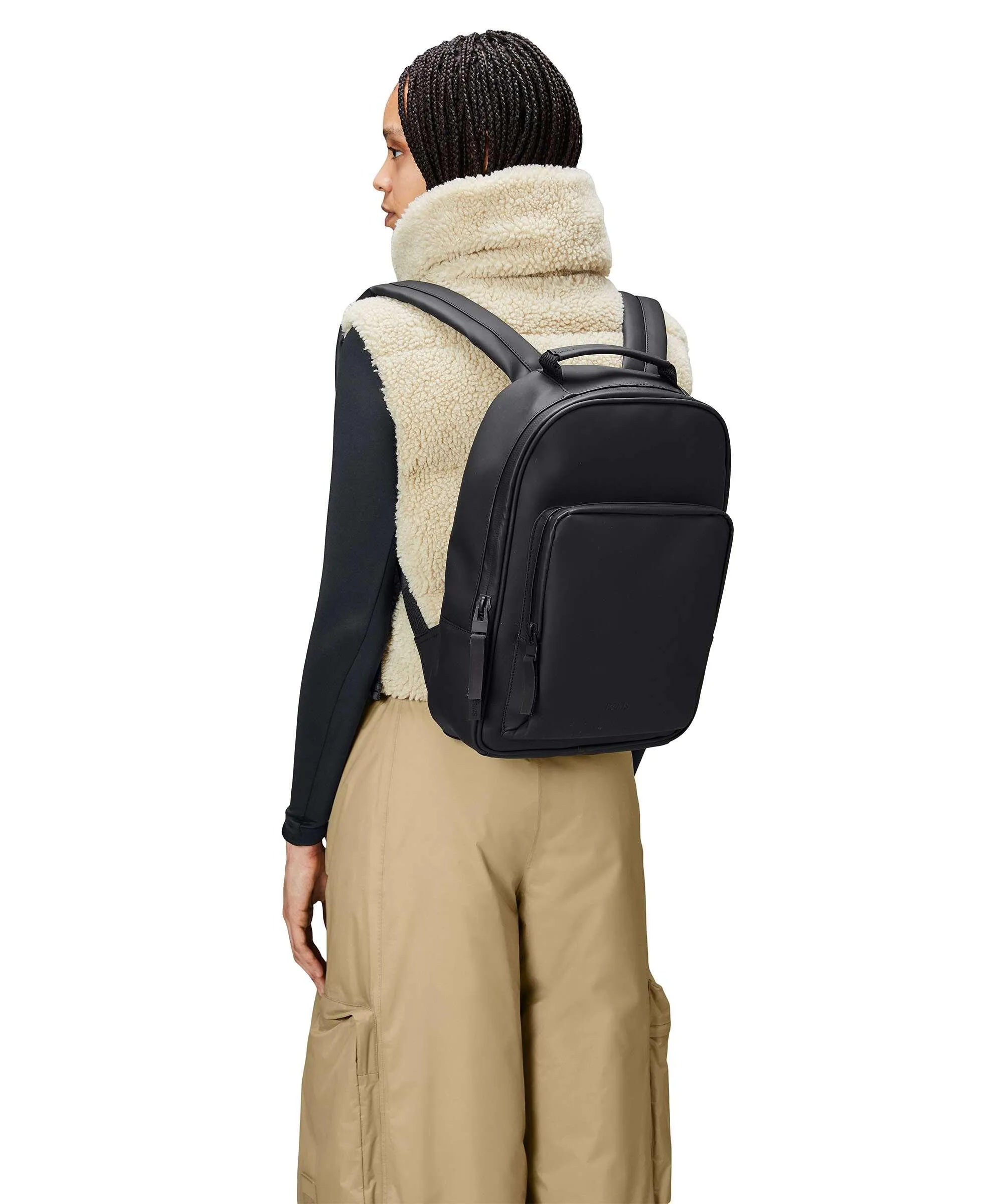  Rains Zaino poliestere, poliuretano grigio  