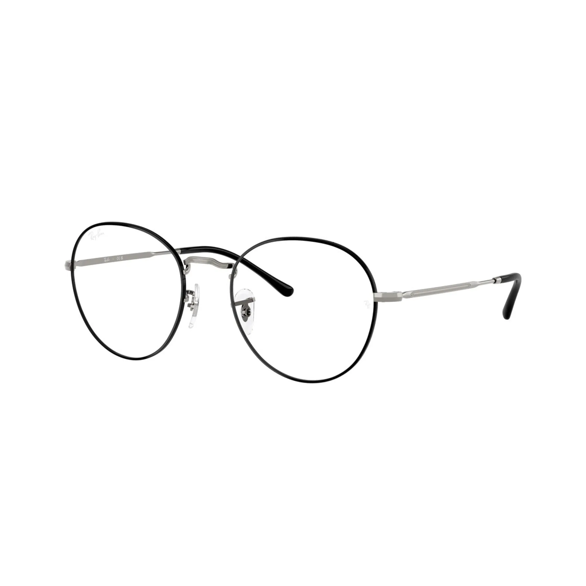   Ray-Ban RX 3582V David 3179 Nero Su Canna Di Fucile | Occhiale Da Vista Unisex 