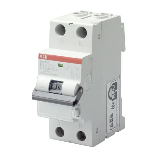 RCBO ABB 471014, 1P+N, 20A, sensibilità 30mA, Montaggio Guida DIN