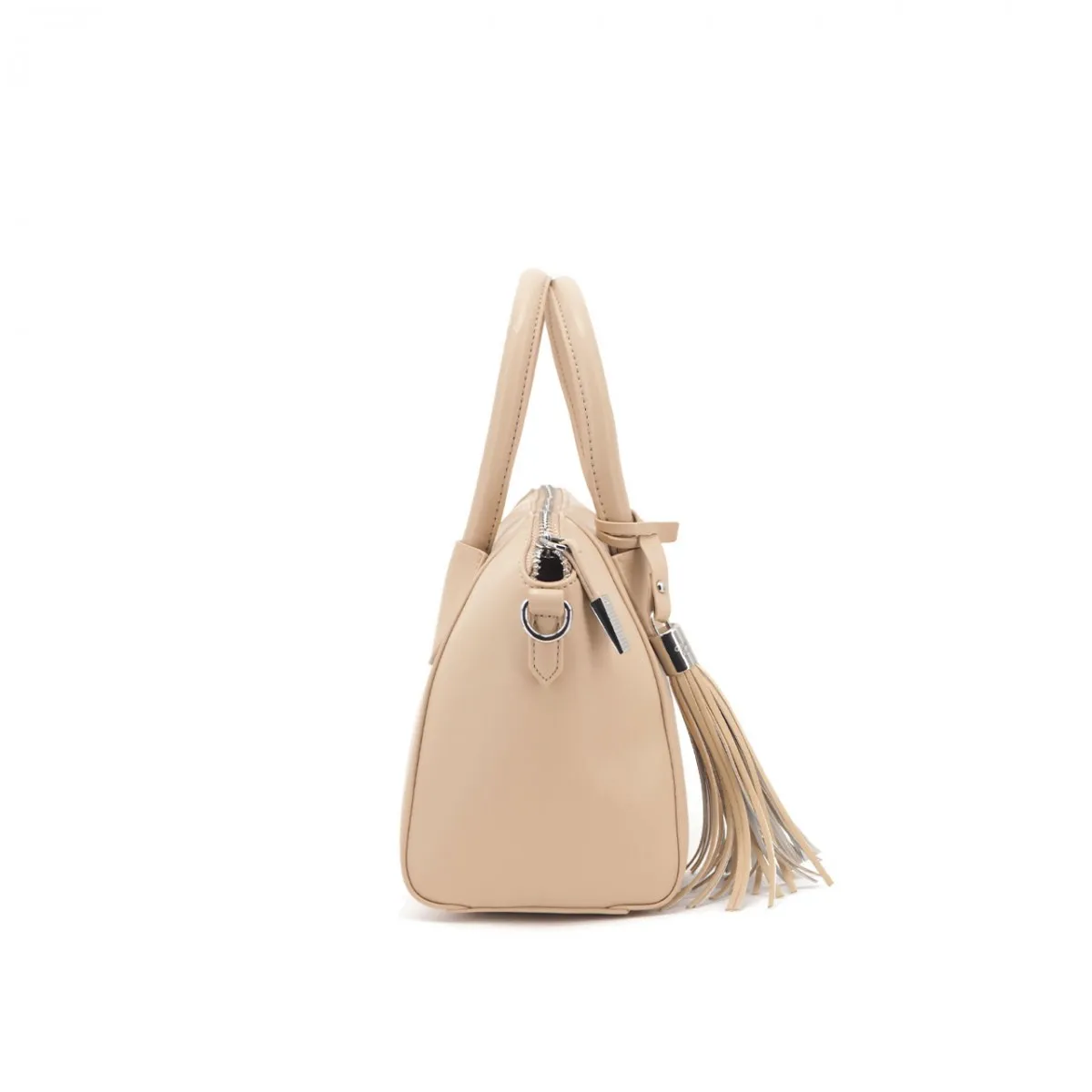 Regular Duffle In Ecopelle Con Logo E Nappina