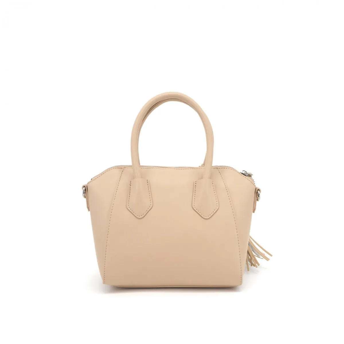 Regular Duffle In Ecopelle Con Logo E Nappina