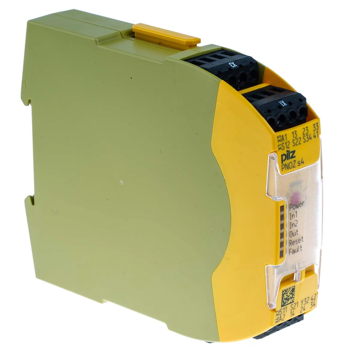 Relè di sicurezza Pilz PNOZ s4, 24V cc, 2 canali, 3 contatti di sicurezza