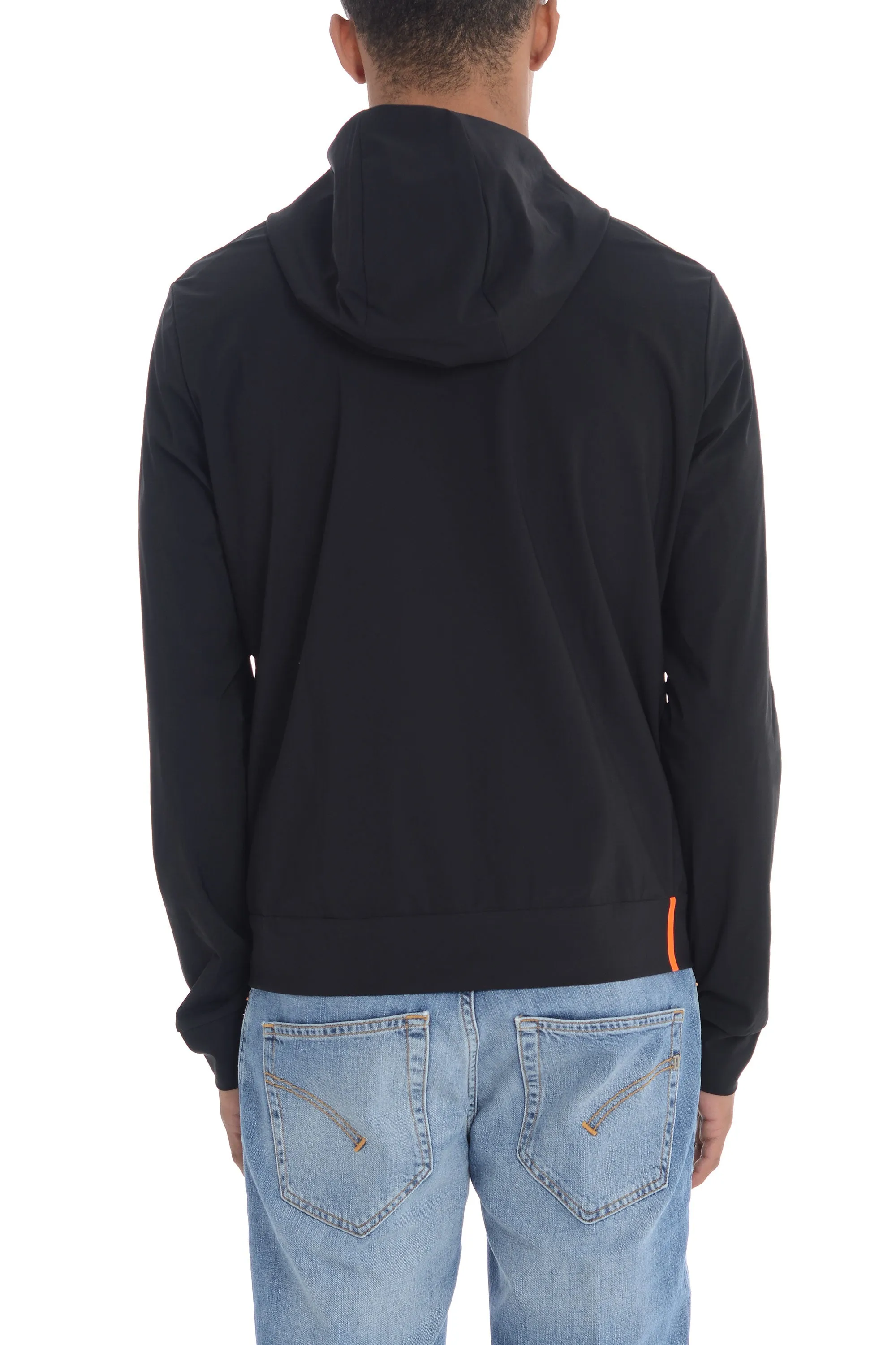 Rrd Felpa Nero Uomo Cappuccio