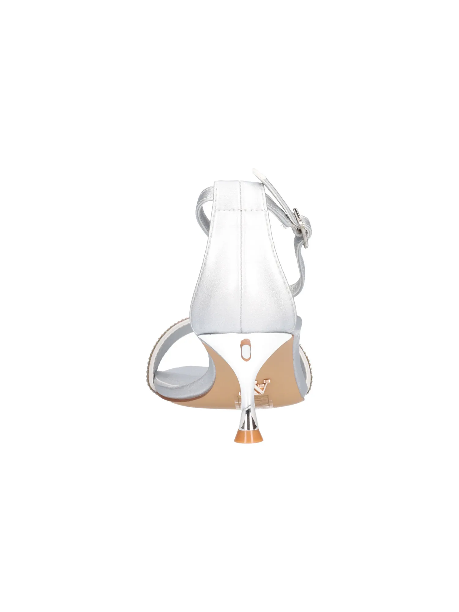 Sandalo elegante con tacco fino Albano Vanity da donna argento
