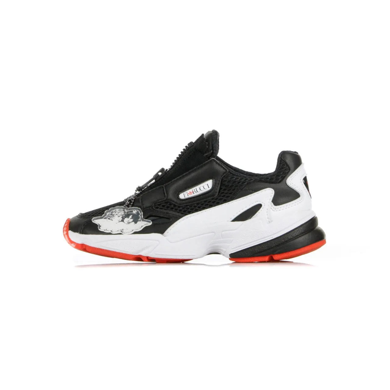 Scarpa Bassa Donna Falcon Zip W Core Black/cloud White/red