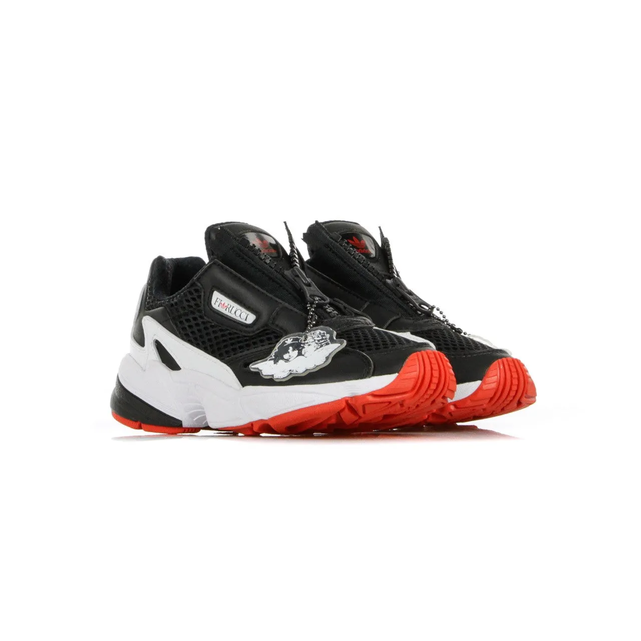 Scarpa Bassa Donna Falcon Zip W Core Black/cloud White/red