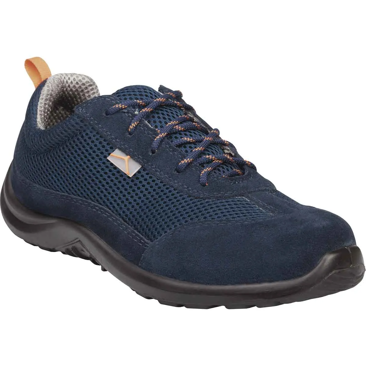 Scarpe sportive antinfortunistiche S1P Delta Plus COMOS tg. 41, col. Blu Navy